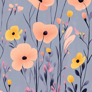 Floral Blumen iPhone Wallpaper, Blumen iPhone Wallpaper, Hintergrundbild für iPhone, Digital Download, Sperrbildschirm