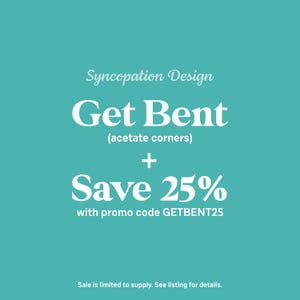Get Bent Sale: bespaar 25% op clear stamps met gebogen acetaat