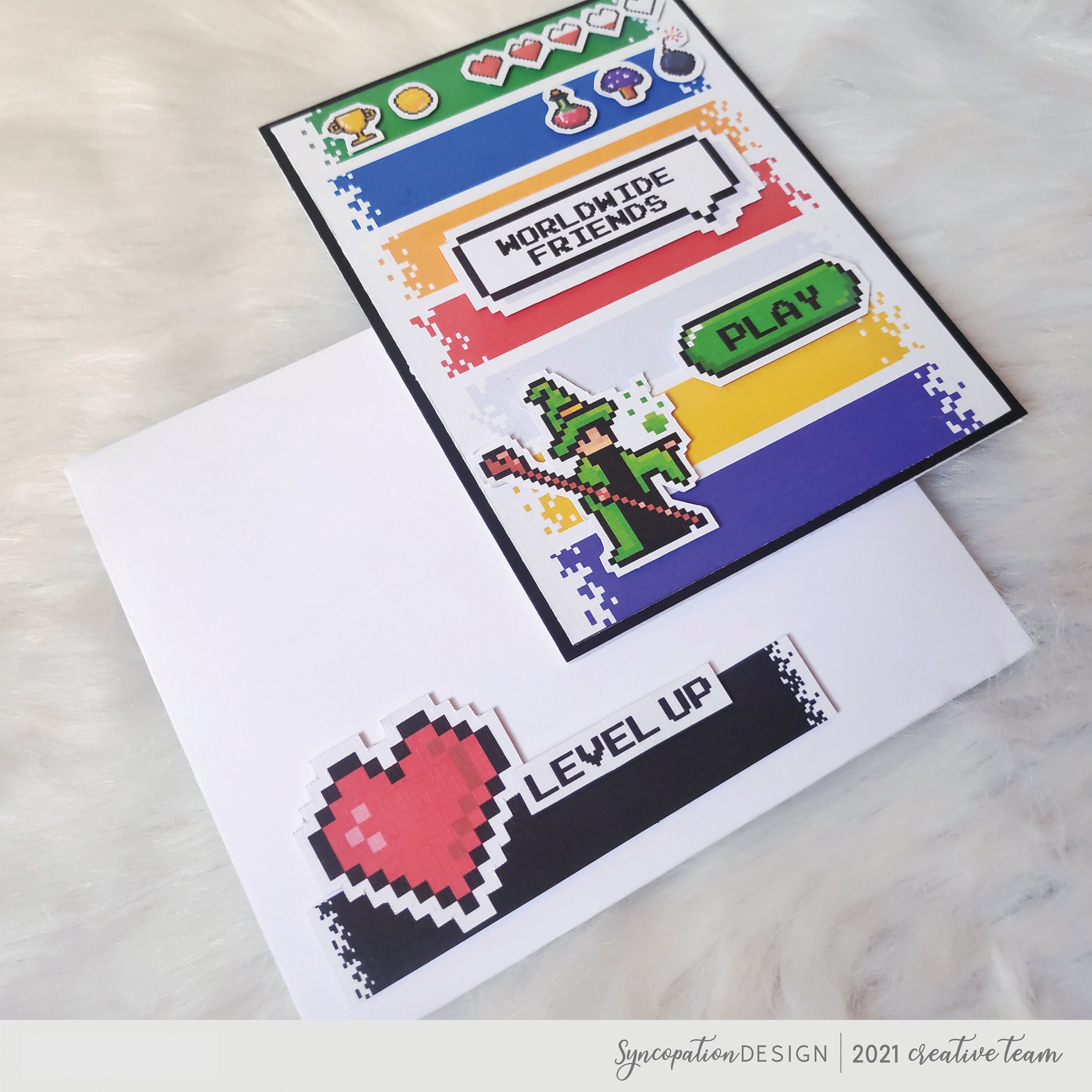 Pocket Cards 8-bit : Digital Scrapbooking Project Life 