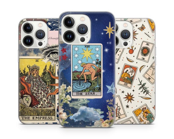 Tarot Cards Cases for iPhone 16 Pro Max and 16 15 14 13 12 Xr Xs 7
