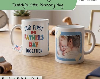 Personalized Our First Father's Day Together Mug, Daddy Keepsake Coffee Cup from Baby