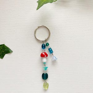 Mushroom keychain