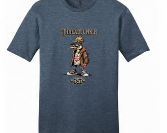 Bird Graphic T-Shirt, Urban Streetwear, Minimalist Bird Logo Tee.