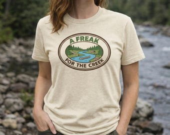 A Freak for the Creek | Vintage Outdoor Nature Tee