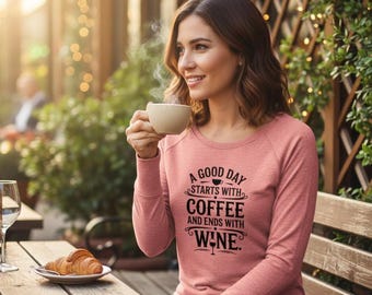 Coffee and Wine Woman's Stylish blouse