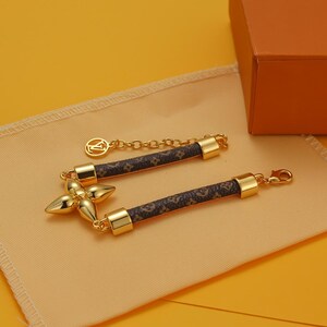 S925 silver with rose gold plated bracelet, vintage leather women's bracelet, exquisite bracelet for her birthday gift