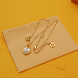 S925 silver gold plated love heart necklace, high quality cute necklace, birthday gift for her