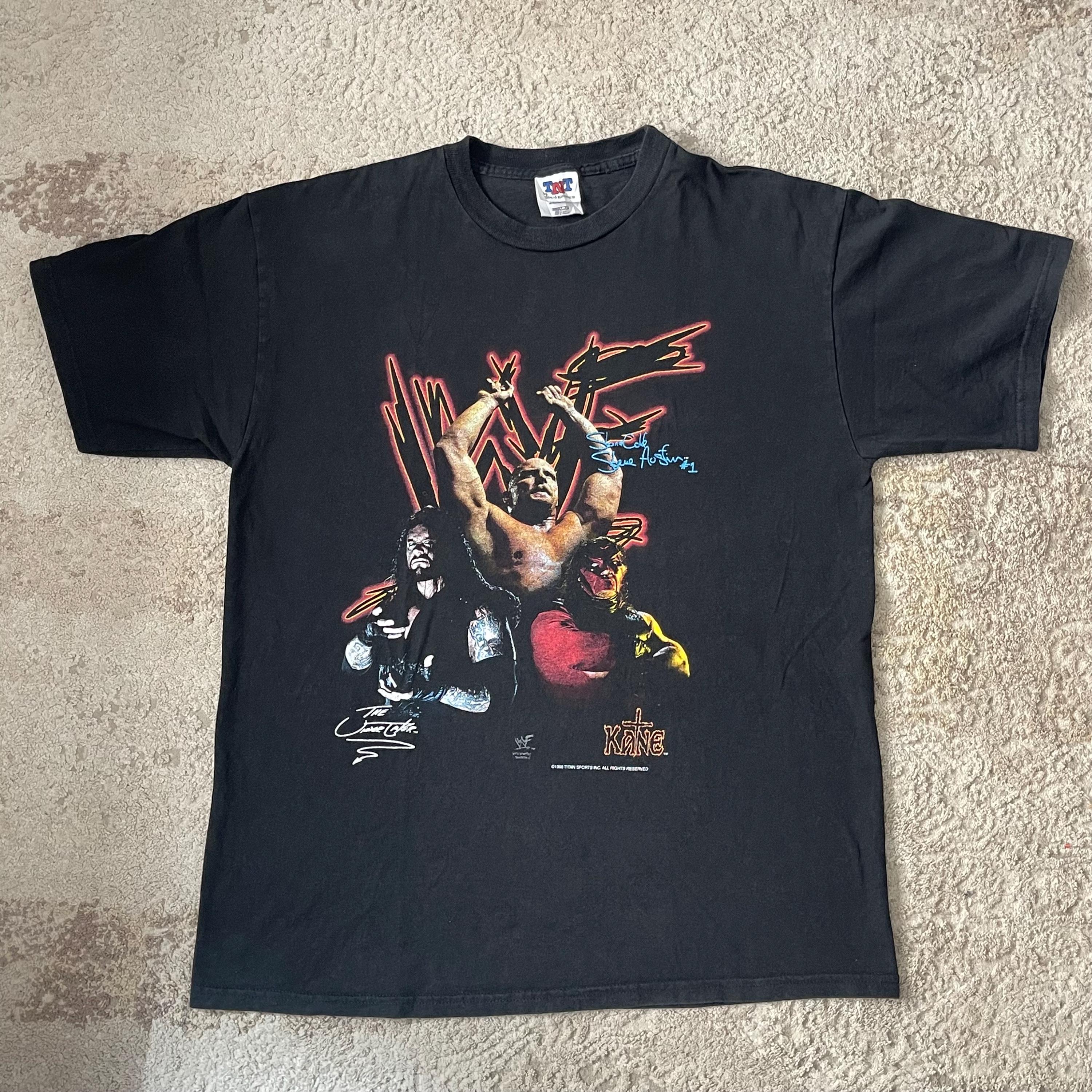 wwf kane ビンテージTシャツ　XL Vintage WWF 1998 Kane T-Shirt | eBay