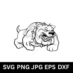 Bulldog Mascot | Digital Download | | Circuit Ready | Sublimation Ready | Bulldog Mascot SVG | Middle High School Sports |Team Logo Design