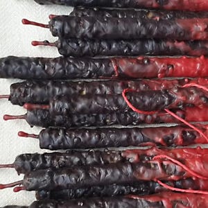 Witch Ritual Bee wax candles, Candles for Spells, Black candles, Red beeswax candle, Black Altar Candles, Beeswax Candles for Witchcraft