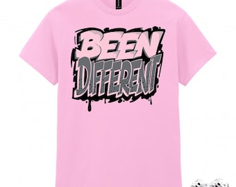 Camiseta BEEN DIFFERENT a juego con las Air Max 95 Pink Foam Black White OG Big Bubble, camiseta a juego con las zapatillas Air Max 95 Pink Foam, camiseta Jordan a juego