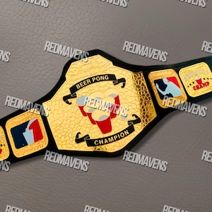 Beer Pong Title Championship Belt