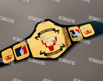 Beer Pong Title Championship Belt