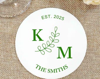 Personalized Anniversary Paper Coasters: Letterpress Drinks Mat Set