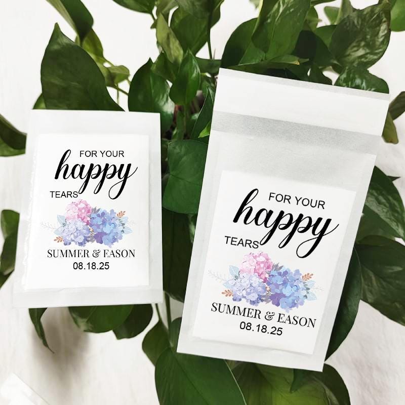 Blue Wedding Tissues Packs - Etsy