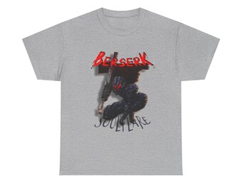 Berserk "SoulFlare" Tee, Unisex, Custom Print Cotton T-Shirt, Sustainable Comfort