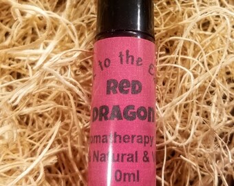 RED DRAGON Aromatherapy Perfume Oil w/Pure Essential Oils- Hot and Spicy Exotic Warming Blend