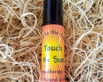 TOUCH THE SUN Aromatherapy Perfume Oil w/Pure Essential Oils- Invigorating Citrus Blend
