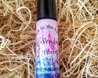 LAVENDER DREAMS Aromatherapy Perfume Oil w/Pure Essential Oils