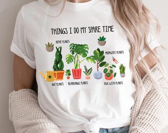 Plant Shirt, Gifts For Mom, Garden Gift, Plant Mom Gift, Botanical Shirt, Gardening Shirt, Plant Lover Shirt, Plant Lady Shirt, Plant Lover