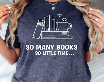 Many Books Shirt, Book Lover Shirt, Librarian Shirt, Reading Shirt, Bookworm Shirt, Gift For Librarian Shirt, Book Shirt, Read Shirt