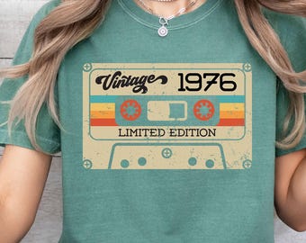 Comfort Colors®47th Birthday Gifts Shirt, Vintage 1976 Birthday Shirt, 47th Birthday Gifts for Men, 47th Birthday Gifts for Women Tee#