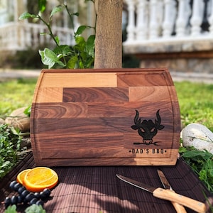 Fathers Day Gift, Custom Cutting Board, Engraved Cutting Board, Grilling Gifts, Custom BBQ Board, Meat Cutting Board, Grill Gift for Father