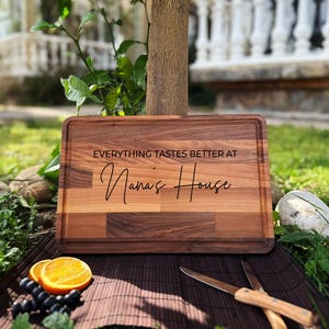 Mothers Day Gift, Custom Cutting Board, Personalized Cutting Board, Charcuterie Boards, Engraved Cutting Board, Nana Gift, Gift for Grandma