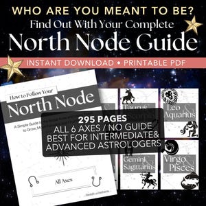 Guia de Leitura de Mapa Natal, Como Ler seu Mapa Natal | Astrologia PDF | Guia de Astrologia do Nodo Norte para Imprimir | Astrologia Intermediária