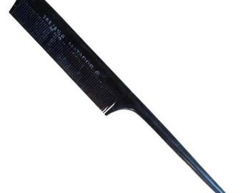Peigne à queue matador vintage 385 / 8 1/2 g noir outil de coiffure de salon de coiffure