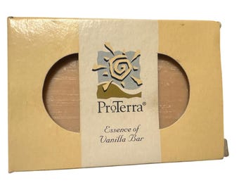 Barre de savon exfoliant parfumé apaisant ProTerra Essence of Vanilla, NSA