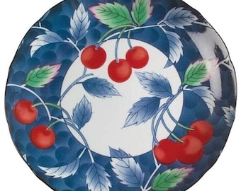 William Sinoma bord met blauwe kersendesign, accentbord, presentatiebord