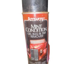 Lot de 2 produits de nettoyage automatiques pour voitures, gel anti-insectes et goudron, Amway vintage, en parfait état