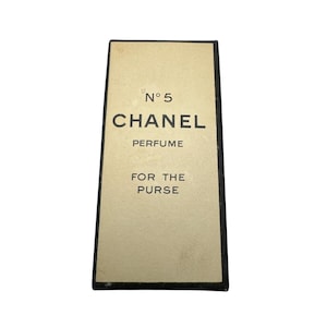 Vintage Chanel No. 5 Perfume Box   Empty Box Display Designer Collectible