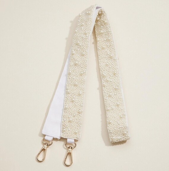 Pearl Beaded Bag Strap – Elegant Purse & Tote Shoulder Strap  display picture 1