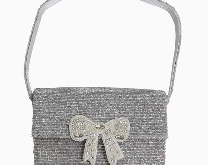 Featured listing image: Bow Silver Shoulder Bag