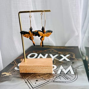 Black and Gold Dragon Jewelry - Book Lover Romantasy