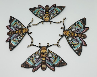 Moth roller skate lace charms