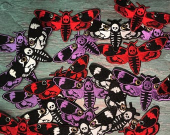 Large moth roller skate lace charms