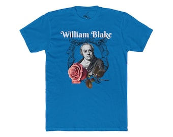 Camiseta William Blake: camiseta unisex de algodón con cuello redondo, inspirada en la literatura, regalo perfecto para amantes de los libros.