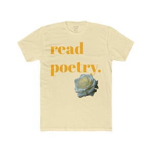 Read Poetry Unisex Cotton Crew Tee