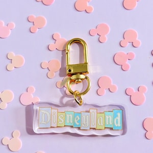 Disneyland Bag Charm | Keyring | Travel Accessories | Magical Trip