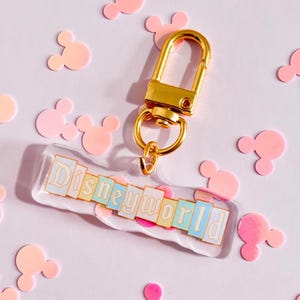 Disneyworld Bag Charm | Keyring | Travel Accessories | Magical Trip