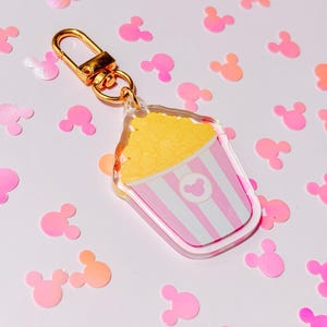 Pre order Park Popcorn Bag Charm | Keyring | Travel Accessories | Magical Trip
