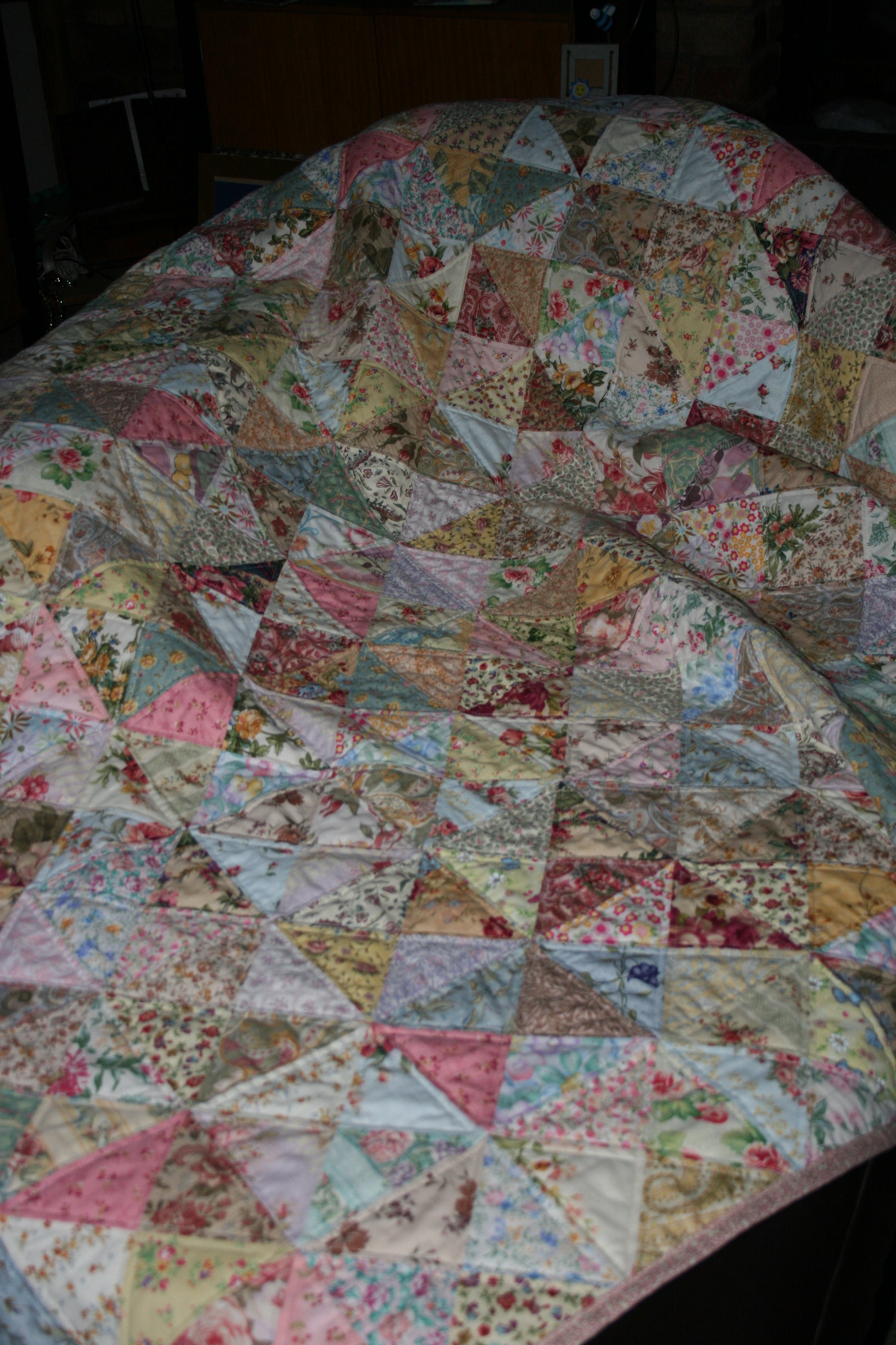 Kit De Courtepointe Prédécoupée SHABBY CHICK – Toutes Tailles – Quilt-Addicts – Livraison Gratuite