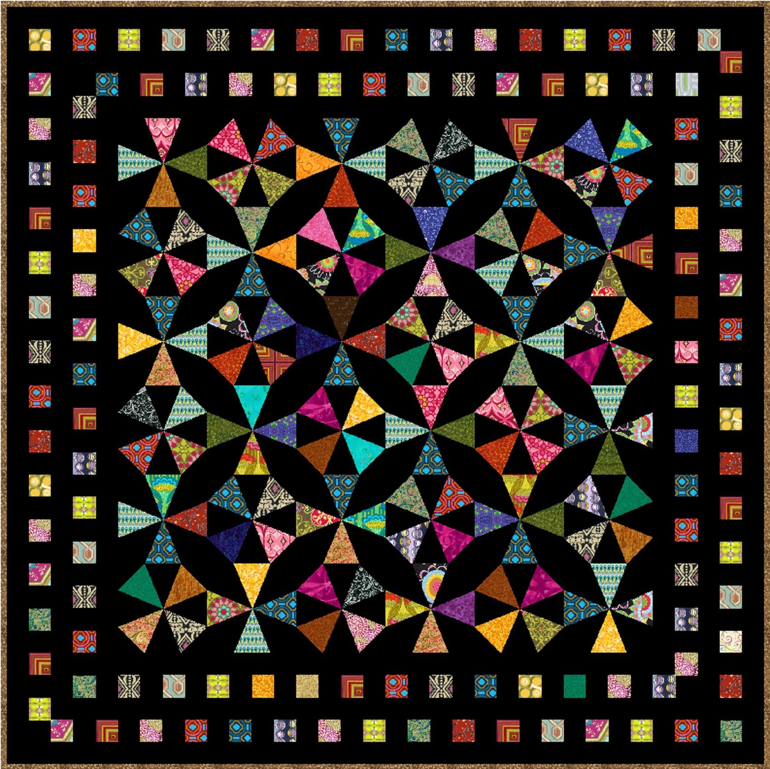 EXPRESSION Precut Quilt Kit All Sizes by QuiltAddicts Etsy