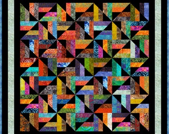 NEW - SULAWESI - Batik Pre-cut Quilt Kit - All Sizes - by Quilt-Addicts *