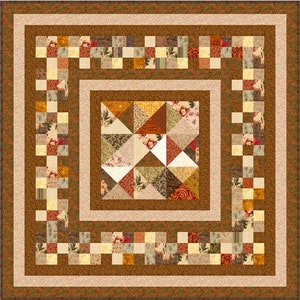 CHOCOLATE BOX - Free Delivery - Pre-cut Quilt Kit - All Sizes - by Quilt-Addicts **/