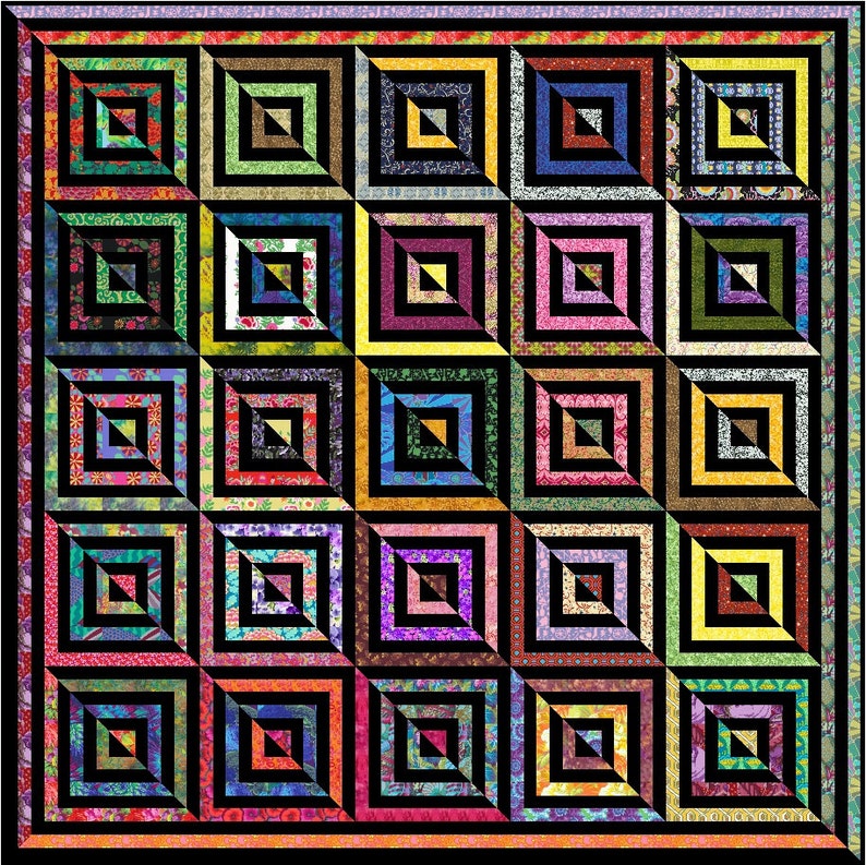 LA De DAH Quilt-Addicts Pre-cut Quilt Kit King size Large King 118 x 118 or King 100 x 100