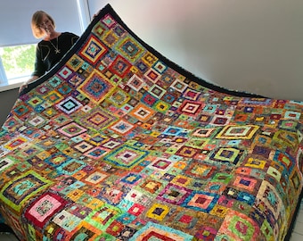 TIKA BATIKA - Free Delivery - Batik Pre-cut Quilt Kit - All Sizes - by Quilt-Addicts **
